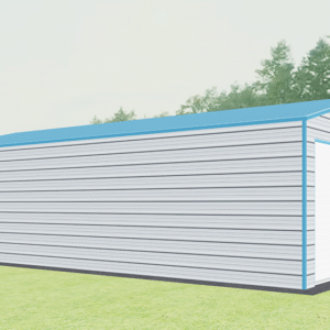 22x36 A-Frame Roof Garage view 1