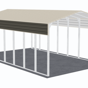 22x36 A-Frame Roof RV Cover view 1