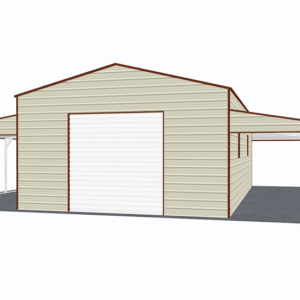 46x36 A-Frame Roof Step Down Barns view 2