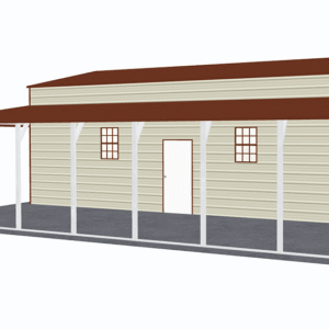 46x36 A-Frame Roof Step Down Barns view 1
