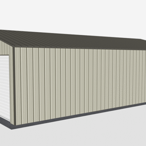 22x36 All Vertical Style Garage view 4