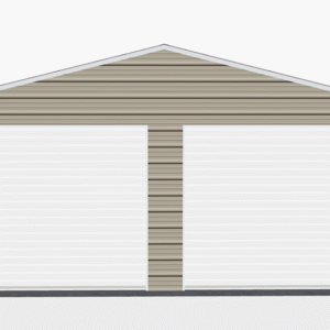 22x36 Residential Style Garage view 2