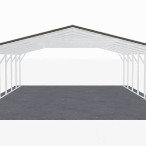 22x36 Vertical Roof Carport view 3