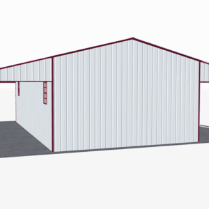 46x36 Vertical Roof Continuous Barns view 3