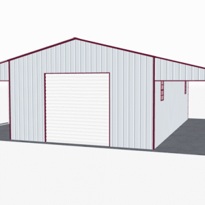 46x36 Vertical Roof Continuous Barns view 2