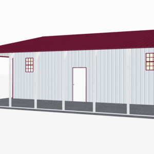 46x36 Vertical Roof Continuous Barns view 1