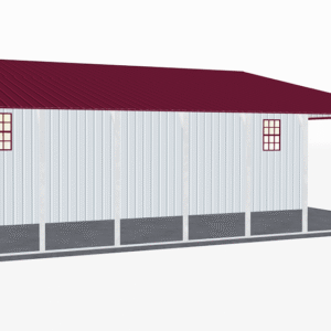 46x36 Vertical Roof Continuous Barns view 4