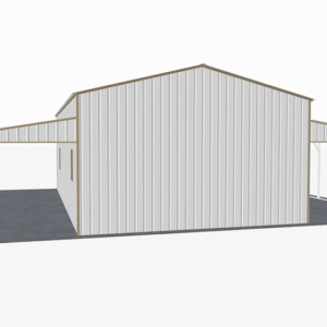 46x36 Vertical Roof Step Down Barns view 3