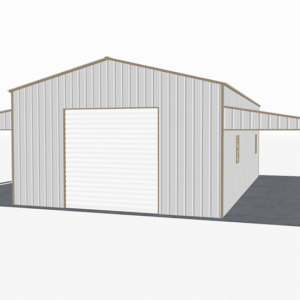 46x36 Vertical Roof Step Down Barns view 2