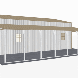 46x36 Vertical Roof Step Down Barns view 4