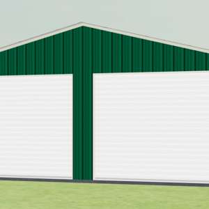 22x41 All Vertical Style Garage view 2