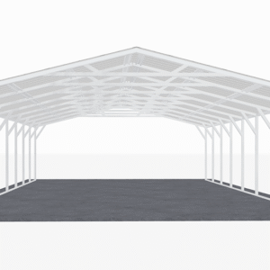 22x41 Vertical Roof Carport view 3