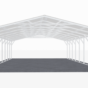 22x41 Vertical Roof Carport view 2