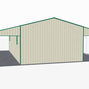 46x41 Vertical Roof Continuous Barns view 3