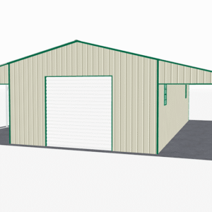 46x41 Vertical Roof Continuous Barns view 2