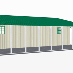 46x41 Vertical Roof Continuous Barns view 4
