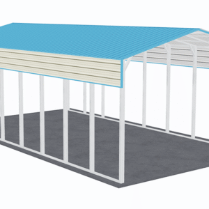 22x41 Vertical Roof RV Cover view 1