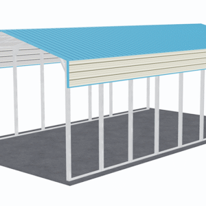 22x41 Vertical Roof RV Cover view 4