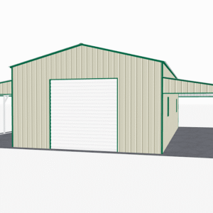 46x41 Vertical Roof Step Down Barns view 2