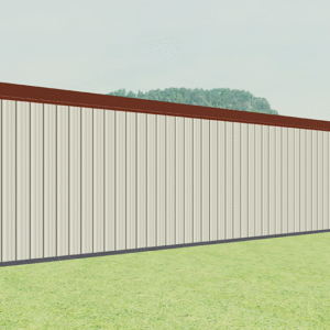 22x46 All Vertical Style Garage view 4