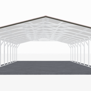 22x46 Vertical Roof Carport view 3
