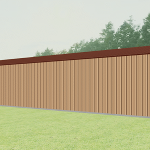 22x51 All Vertical Style Garage view 1