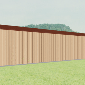 22x51 All Vertical Style Garage view 4