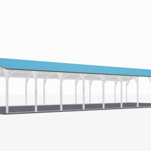 22x51 Vertical Roof Carport view 4