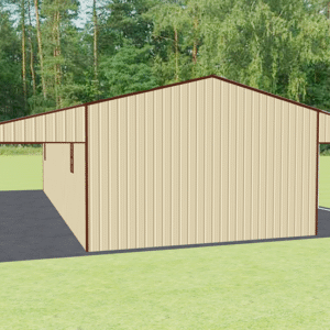 46x51 Vertical Roof Continuous Barns view 3