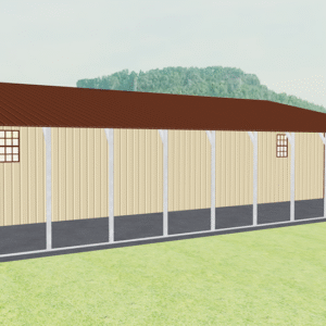 46x51 Vertical Roof Continuous Barns view 4
