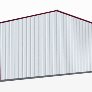 22x51 Vertical Roof Utility Carport view 3