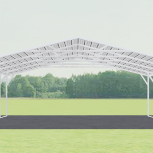 24x21 A-Frame Roof Carport view 2
