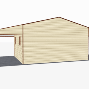 48x21 A-Frame Roof Continuous Barns view 3