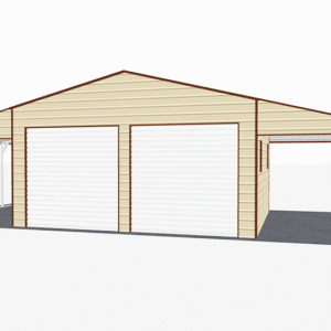 48x21 A-Frame Roof Continuous Barns view 2