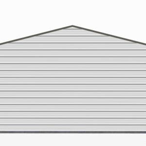 24x21 A-Frame Roof Garage view 3