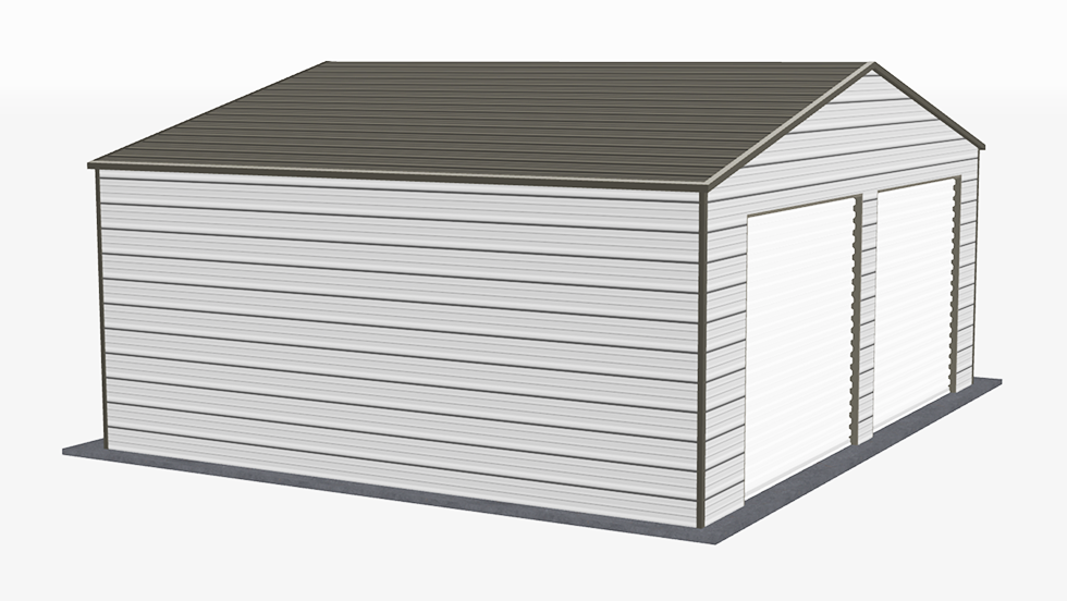 24x21_a-frame_roof_garage_left