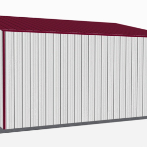 24x21 All Vertical Style Garage view 4