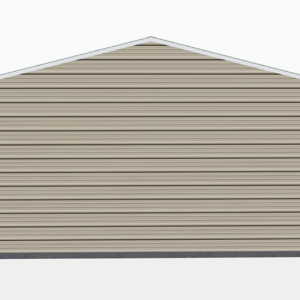 24x21 Residential Style Garage view 3