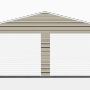 24x21 Residential Style Garage view 2
