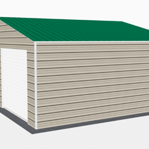 24x21 Residential Style Garage view 4