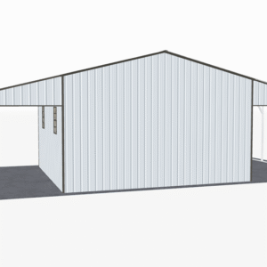 48x21 Vertical Roof Continuous Barns view 3