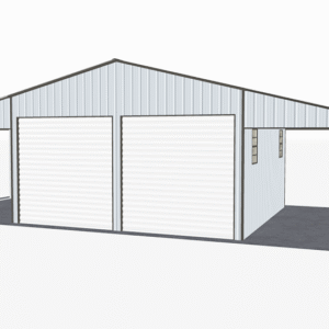 48x21 Vertical Roof Continuous Barns view 2