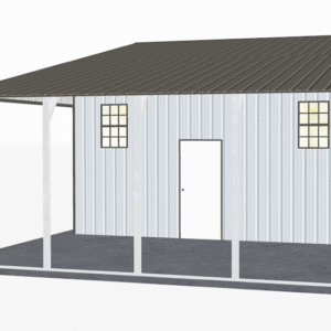 48x21 Vertical Roof Continuous Barns view 1