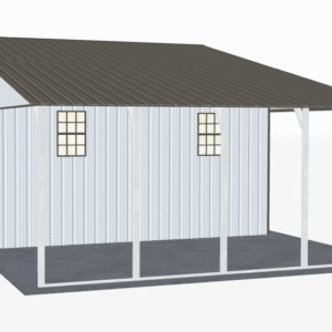 48x21 Vertical Roof Continuous Barns view 4
