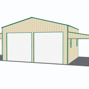 48x21 Vertical Roof Step Down Barns view 2