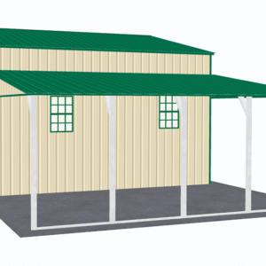 48x21 Vertical Roof Step Down Barns view 4