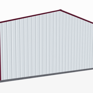 24x21 Vertical Roof Utility Carport view 4
