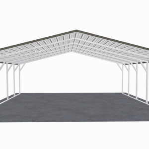24x26 A-Frame Roof Carport view 3