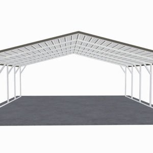 24x26 A-Frame Roof Carport view 2
