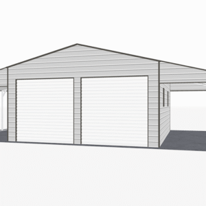 48x26 A-Frame Roof Continuous Barns view 2